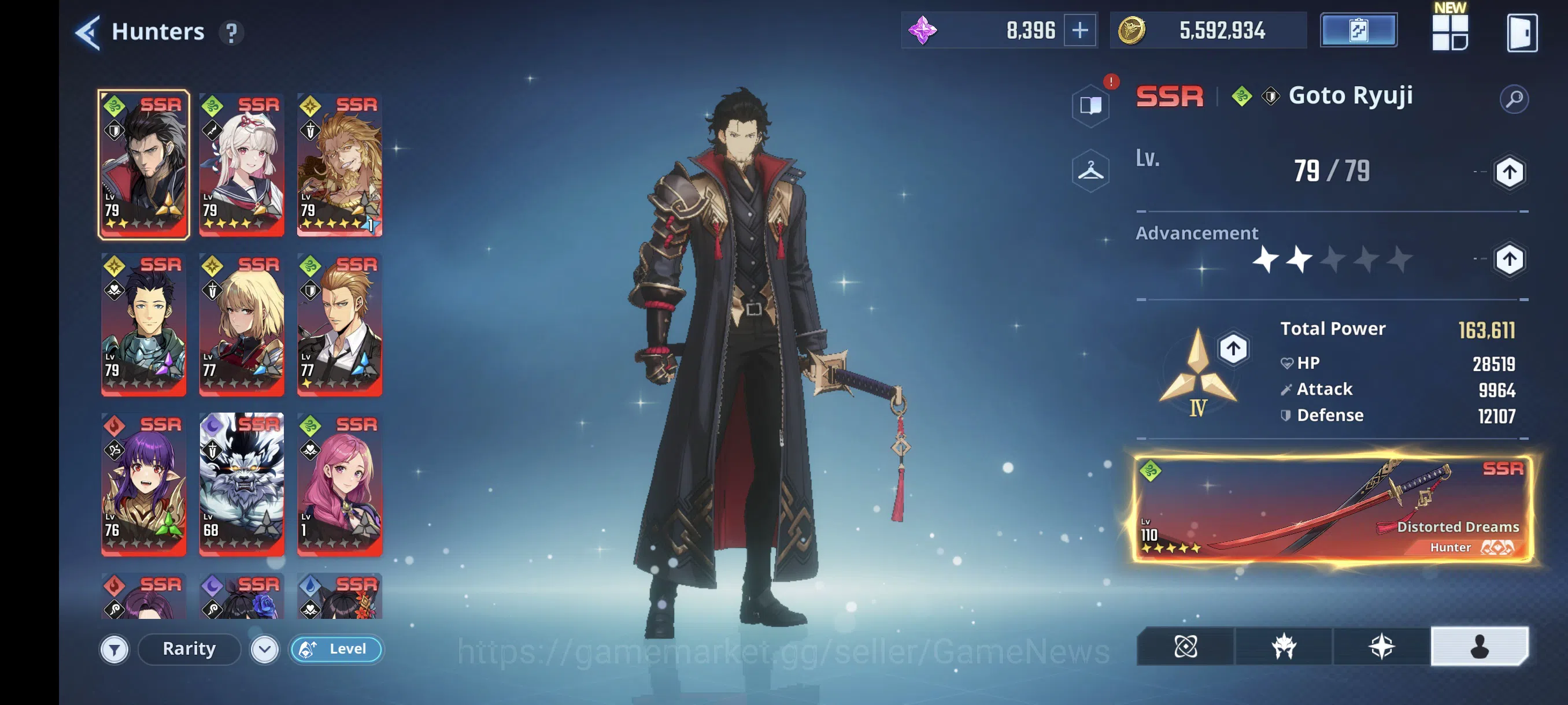 Solo Leveling: ARISE Accounts 587 Power|14 SSR|SJW Plum A8,MoonshadowA9| GotoA2+SignA5, MireiA4+SignA1, ThomasA6+SignA1 7