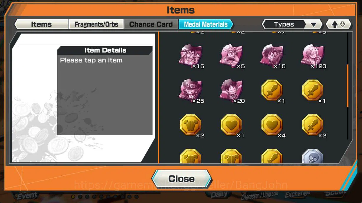 One Piece Bounty Rush Accounts GLOBAL | EX2 | 4 emperor Luffy, Oden, Shark Serapi image 12
