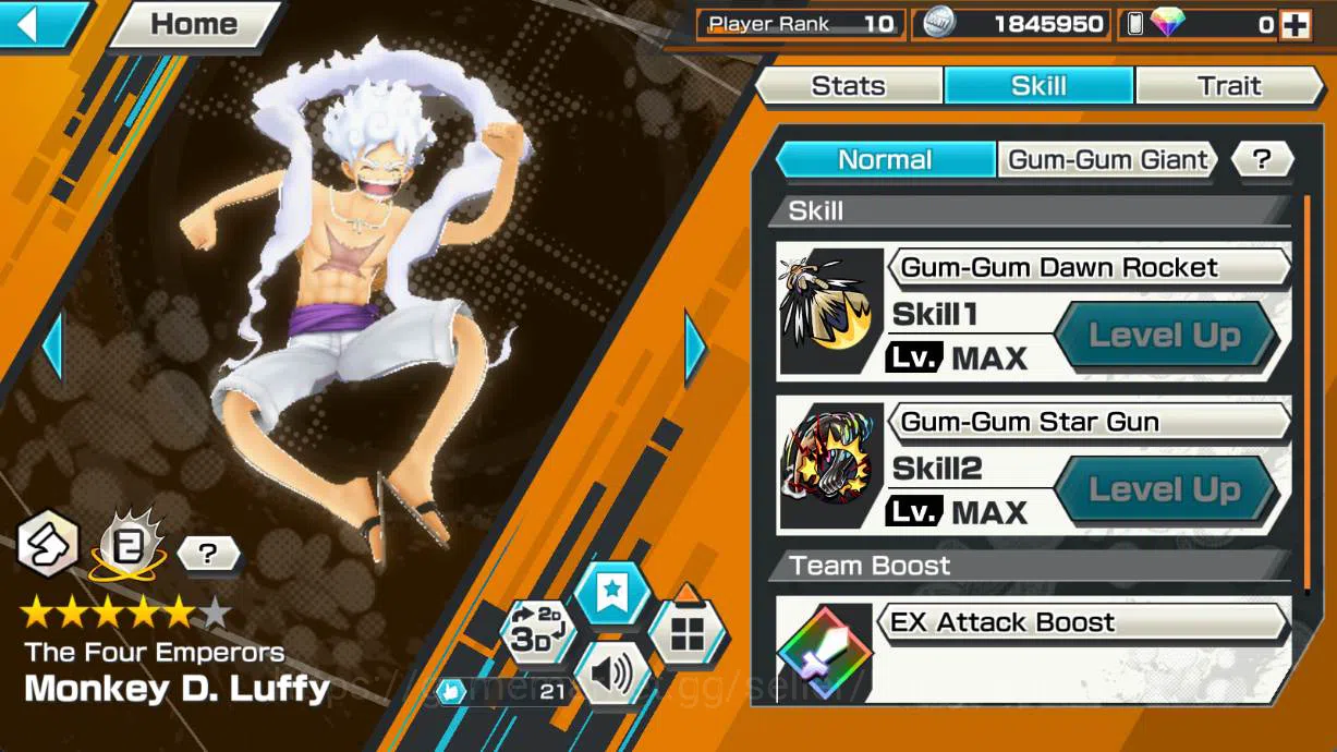 One Piece Bounty Rush Accounts GLOBAL | EX2 | 4 emperor Luffy, Oden, Shark Serapi image 3