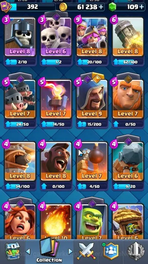 Clash Royale Accounts Lv 392|KTL 9|Trophy 3025|Card 50/121|Limited Skin| image 15