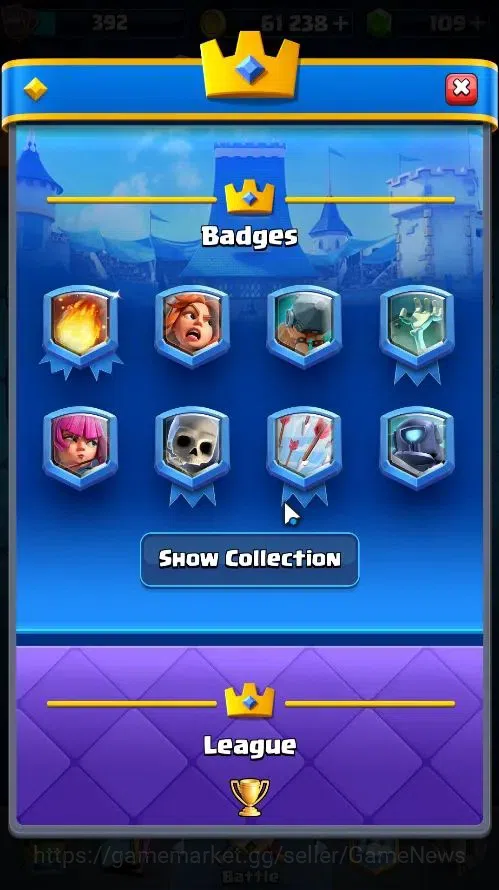 Clash Royale Accounts Lv 392|KTL 9|Trophy 3025|Card 50/121|Limited Skin| image 4