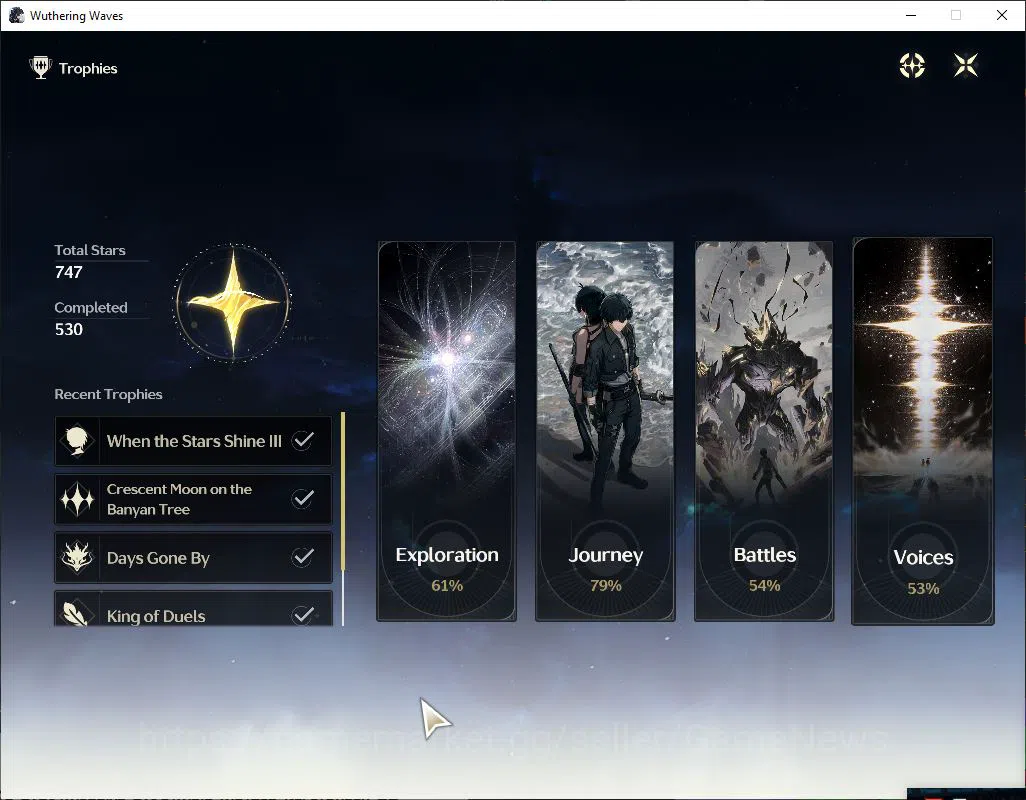 Wuthering Waves Accounts NA|UL 46|29k Astrite+79 Lustrous+2 Radiant|2 Limit image 4