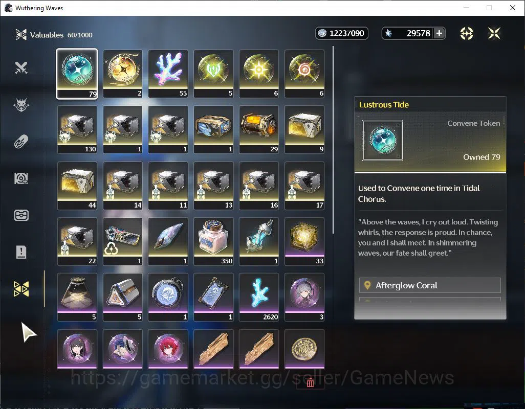 Wuthering Waves Accounts NA|UL 46|29k Astrite+79 Lustrous+2 Radiant|2 Limit image 7