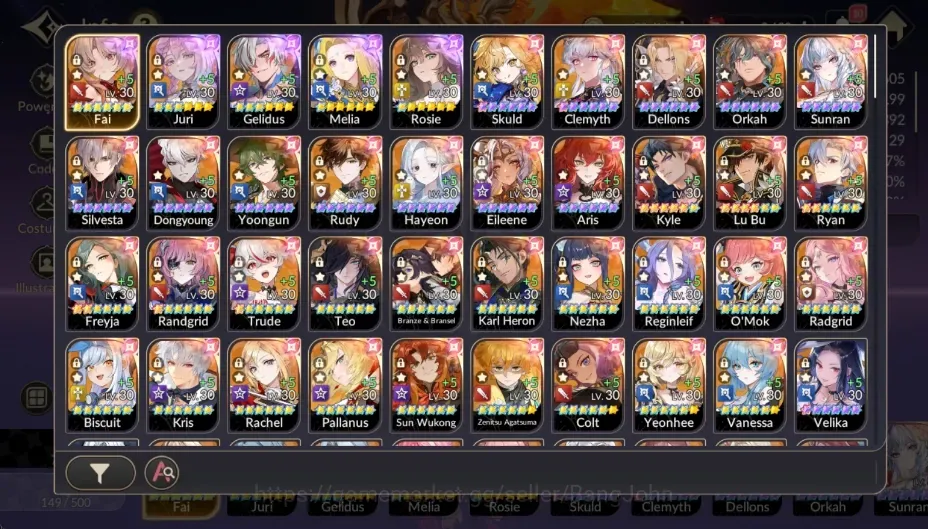 Seven Knights Re:Birth Accounts Global|Full 1