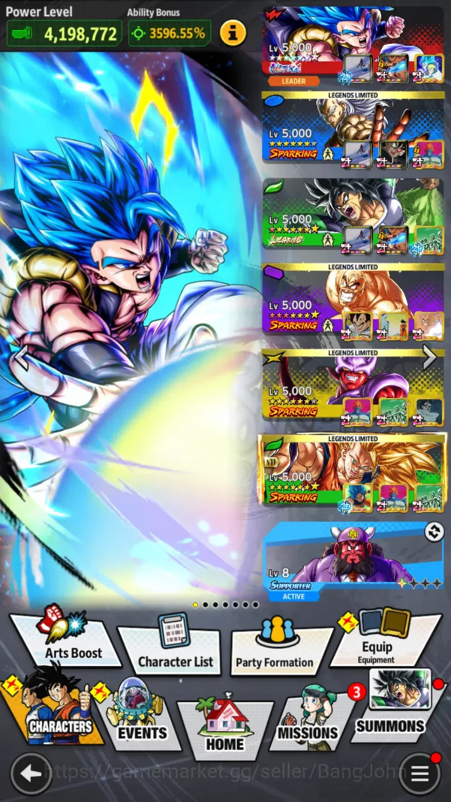 Dragon Ball Legends Accounts Android|Lvl 160|21.9M Total Power|1 LR|2 UL|LR Bro image 11