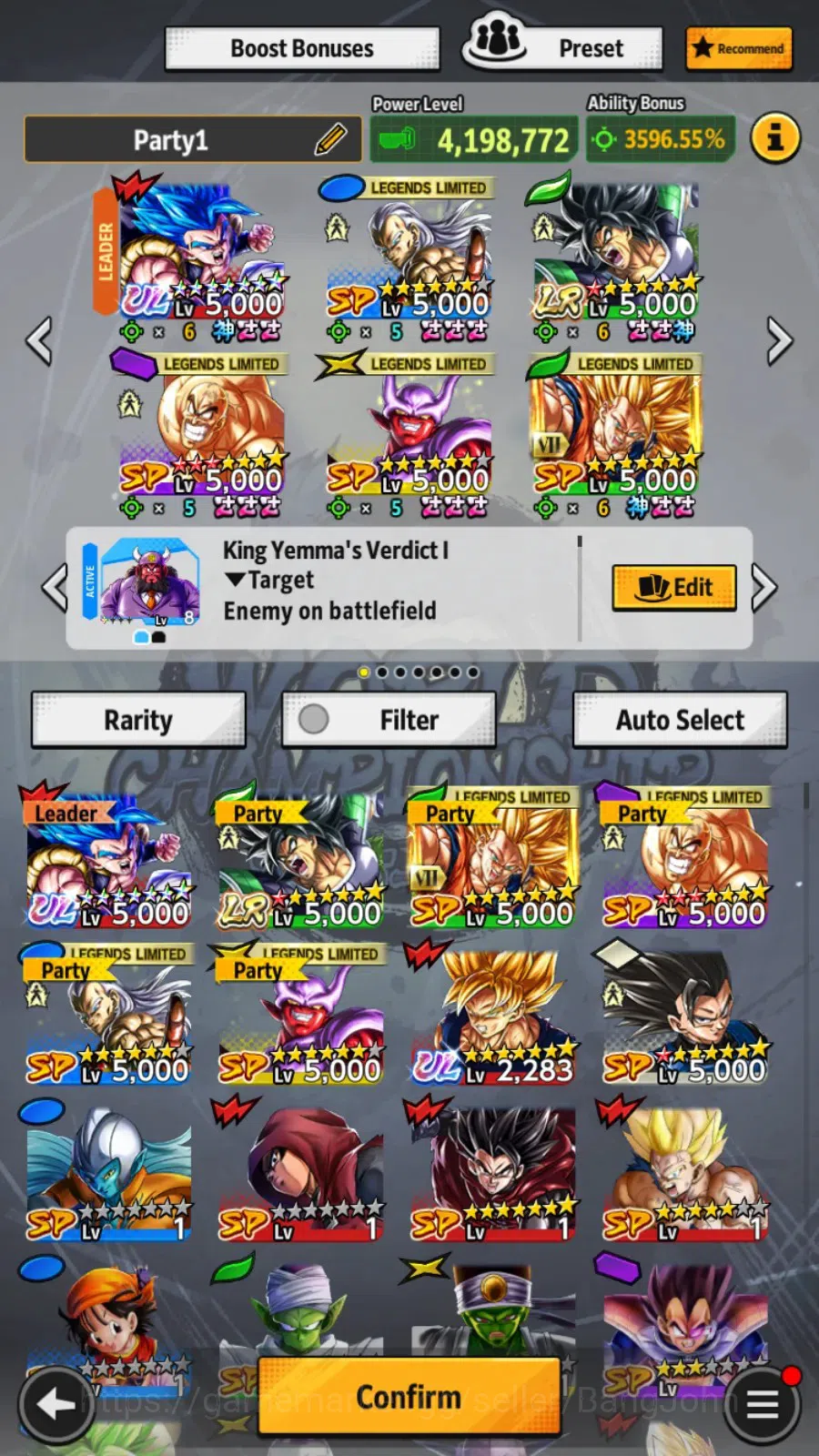 Dragon Ball Legends Accounts Android|Lvl 160|21.9M Total Power|1 LR|2 UL|LR Bro image 5