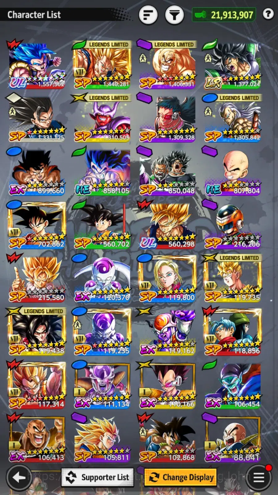 Dragon Ball Legends Accounts Android|Lvl 160|21.9M Total Power|1 LR|2 UL|LR Bro image 9