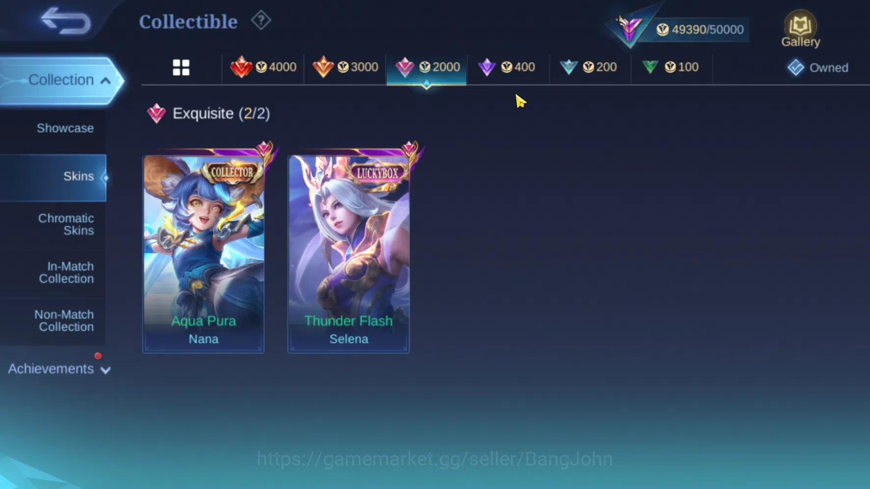 Mobile Legends: Bang Bang Accounts Hero 60 | Skin 180 | Emblem All Max | AllStar Hana image 4