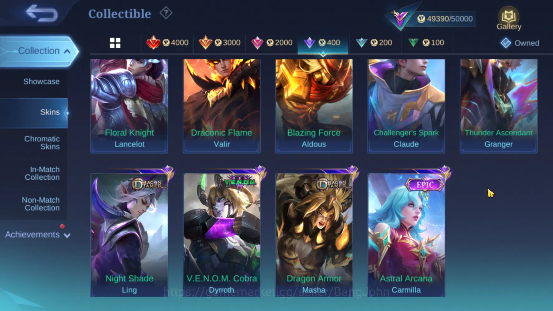 Mobile Legends: Bang Bang Accounts Hero 60 | Skin 180 | Emblem All Max | AllStar Hana image 7