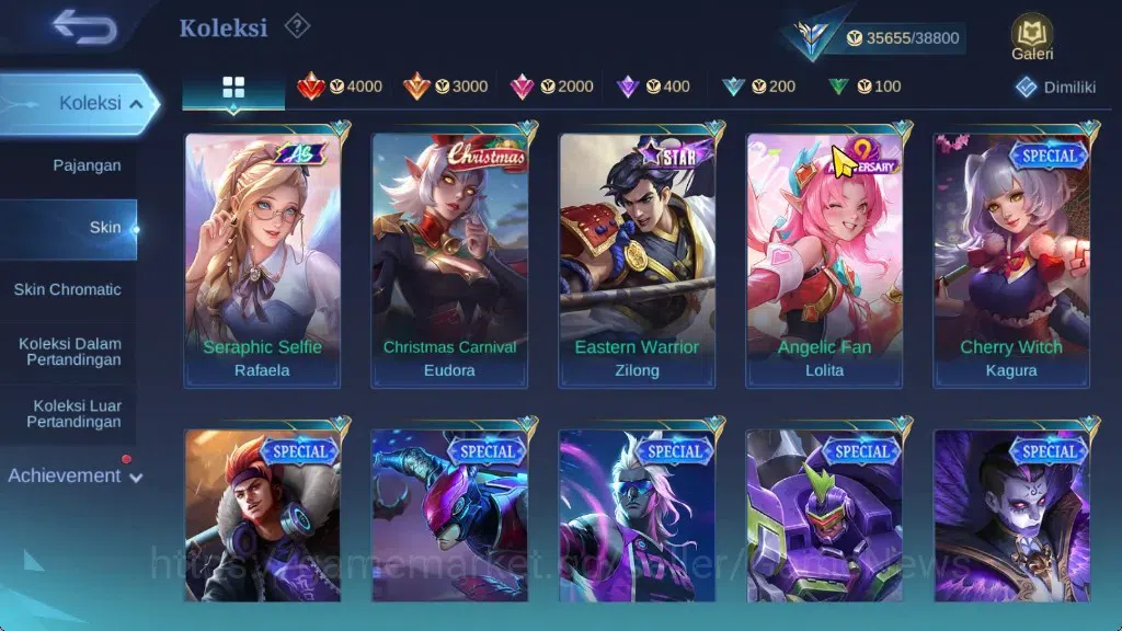 Mobile Legends: Bang Bang Accounts Hero 111|Skin 180|High Immo 106|Kungfu Panda Ling, image 10