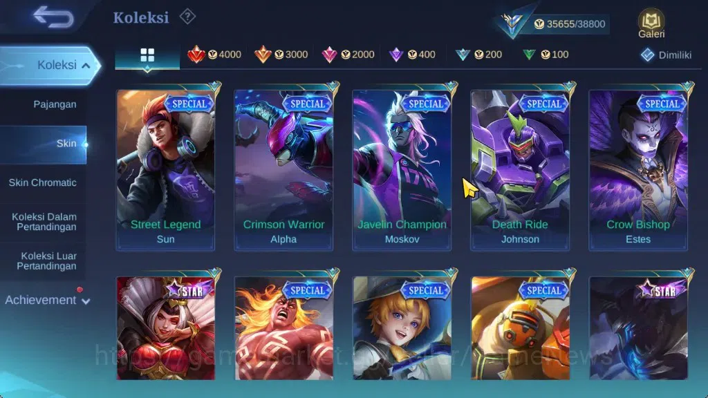 Mobile Legends: Bang Bang Accounts Hero 111|Skin 180|High Immo 106|Kungfu Panda Ling, image 11