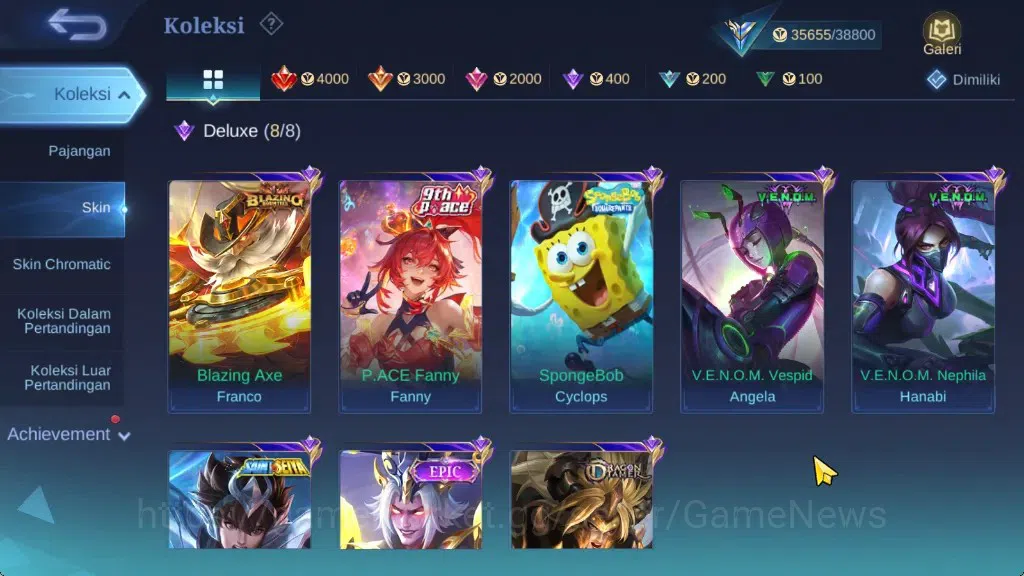 Mobile Legends: Bang Bang Accounts Hero 111|Skin 180|High Immo 106|Kungfu Panda Ling, image 7