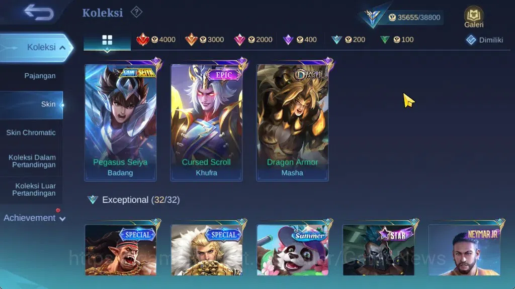 Mobile Legends: Bang Bang Accounts Hero 111|Skin 180|High Immo 106|Kungfu Panda Ling, image 8