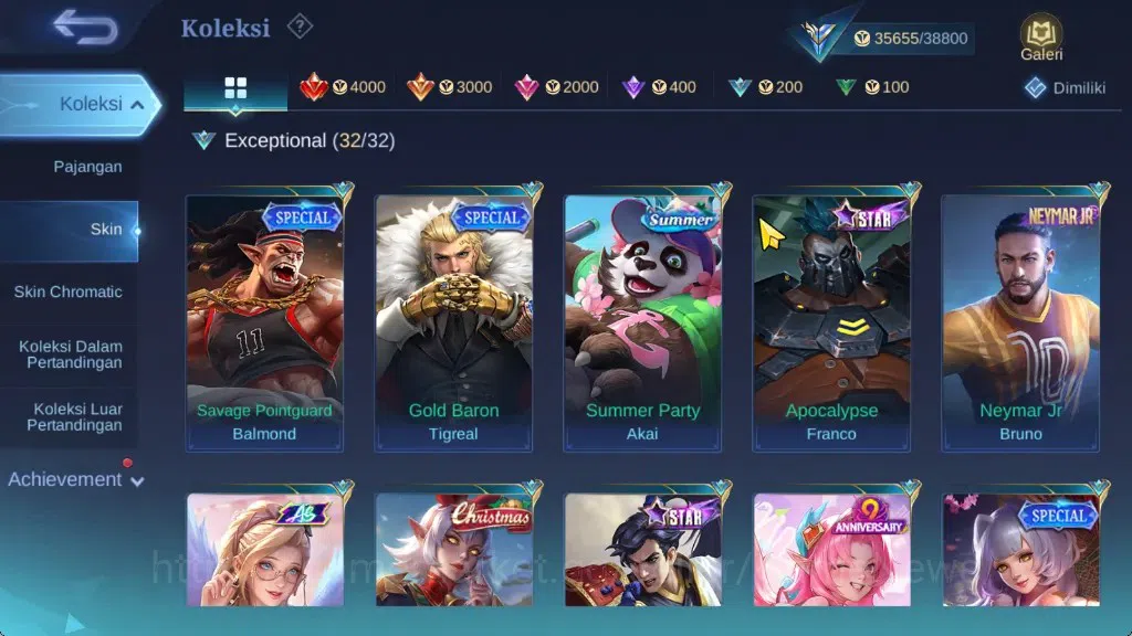 Mobile Legends: Bang Bang Accounts Hero 111|Skin 180|High Immo 106|Kungfu Panda Ling, image 9