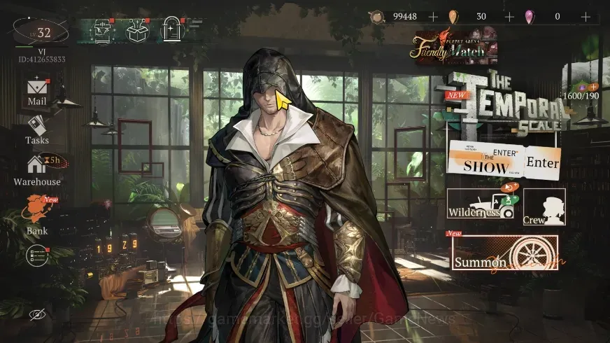 Reverse: 1999 Accounts Midgame Global|Lv 32|10 SSR 2 Limited|(Ezio Auditore P2,Kassandra)+Psychube|Vila,Medicine 1