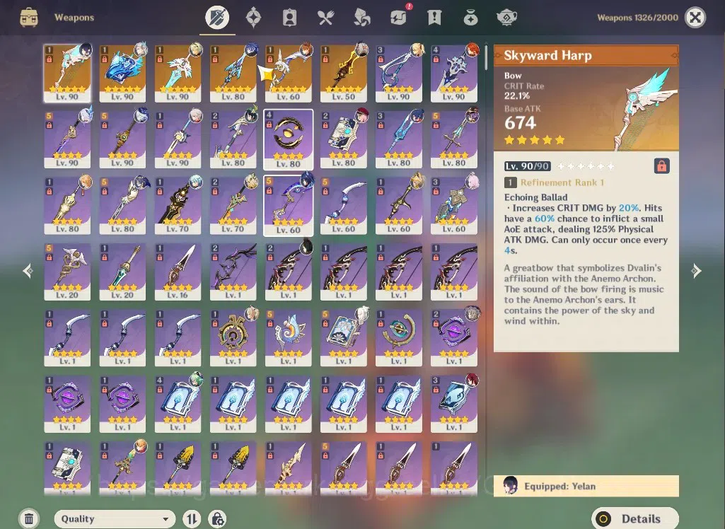 Genshin Impact Accounts ASIA|AR 57|10 Limited +6(*5Wep)|(Neuvilette,Zhongl image 6