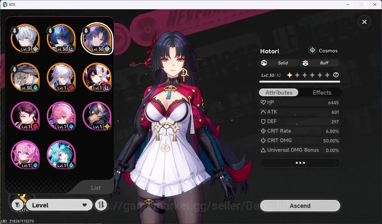 Neverness to Everness Accounts NA|Hunter Lv 17|5 S-Class [Lacrimosa+Sign,Hotori+P image 2