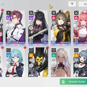 Chaos Zero Nightmare Accounts Global|Lv 55|5 SSR (Rossweisse EM3, Kayron, Rin, Veronica, MeiLin|4 Selector Ticket|Check