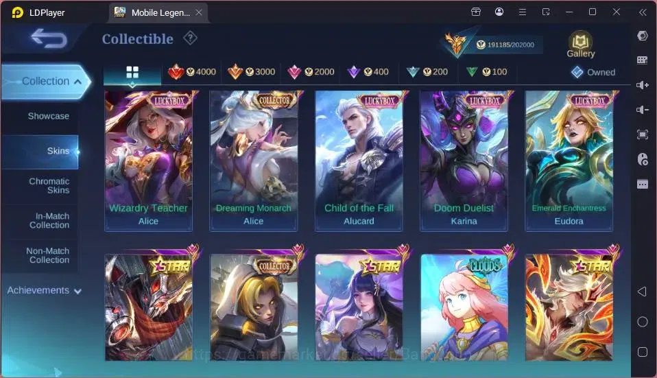 Mobile Legends: Bang Bang Accounts GLOBAL Hero 132 Skin 442|Mega Collector|3 Legend[A image 12