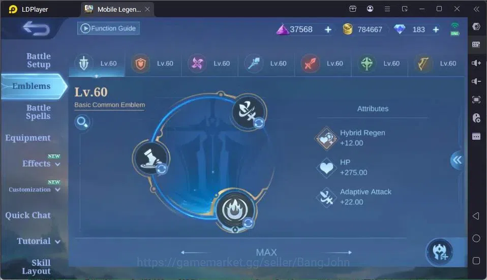 Mobile Legends: Bang Bang Accounts GLOBAL Hero 132 Skin 442|Mega Collector|3 Legend[A image 5