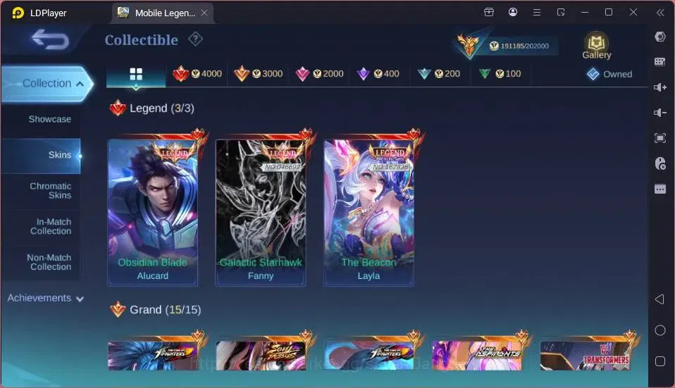Mobile Legends: Bang Bang Accounts GLOBAL Hero 132 Skin 442|Mega Collector|3 Legend[A image 9