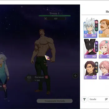 The Seven Deadly Sins: Origin Accounts SEA |Fresh Starter Lvl 2| 3 SSR| Escanor, Elaine,  image 1