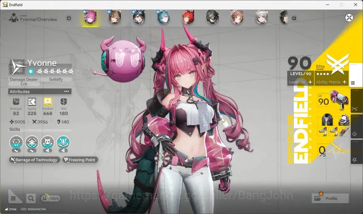 Arknights: Endfield Accounts ASIA|Lv 59|5Limited+5Sign|(Yvonne,Gilberta,Tangtan image 3