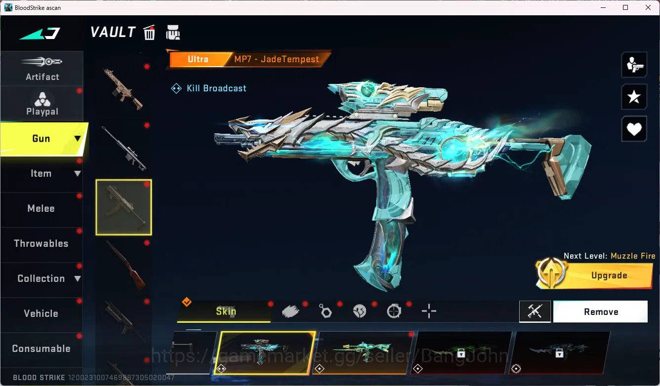 Blood Strike Accounts ASIA|COLLAB,KAR98K,|LIMIT=RPK|ULTRA=MP7,QBZ95,AUG, image 4