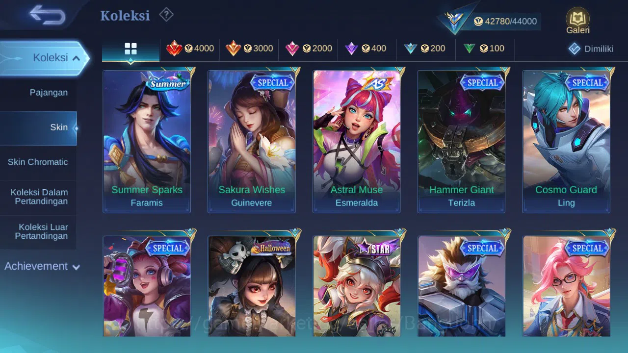 Mobile Legends: Bang Bang Accounts GLOBAL Hero 131 Skin 213 | CC Nata | Blazing Franc image 10