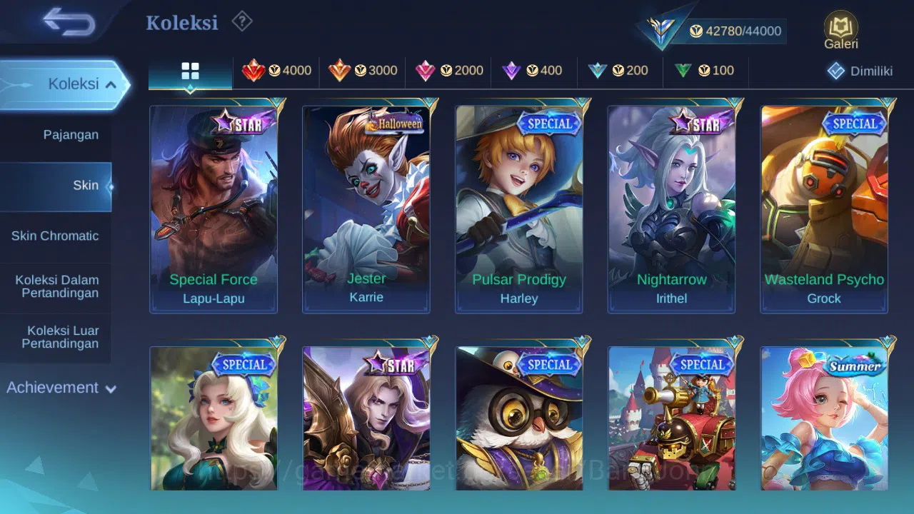 Mobile Legends: Bang Bang Accounts GLOBAL Hero 131 Skin 213 | CC Nata | Blazing Franc image 8