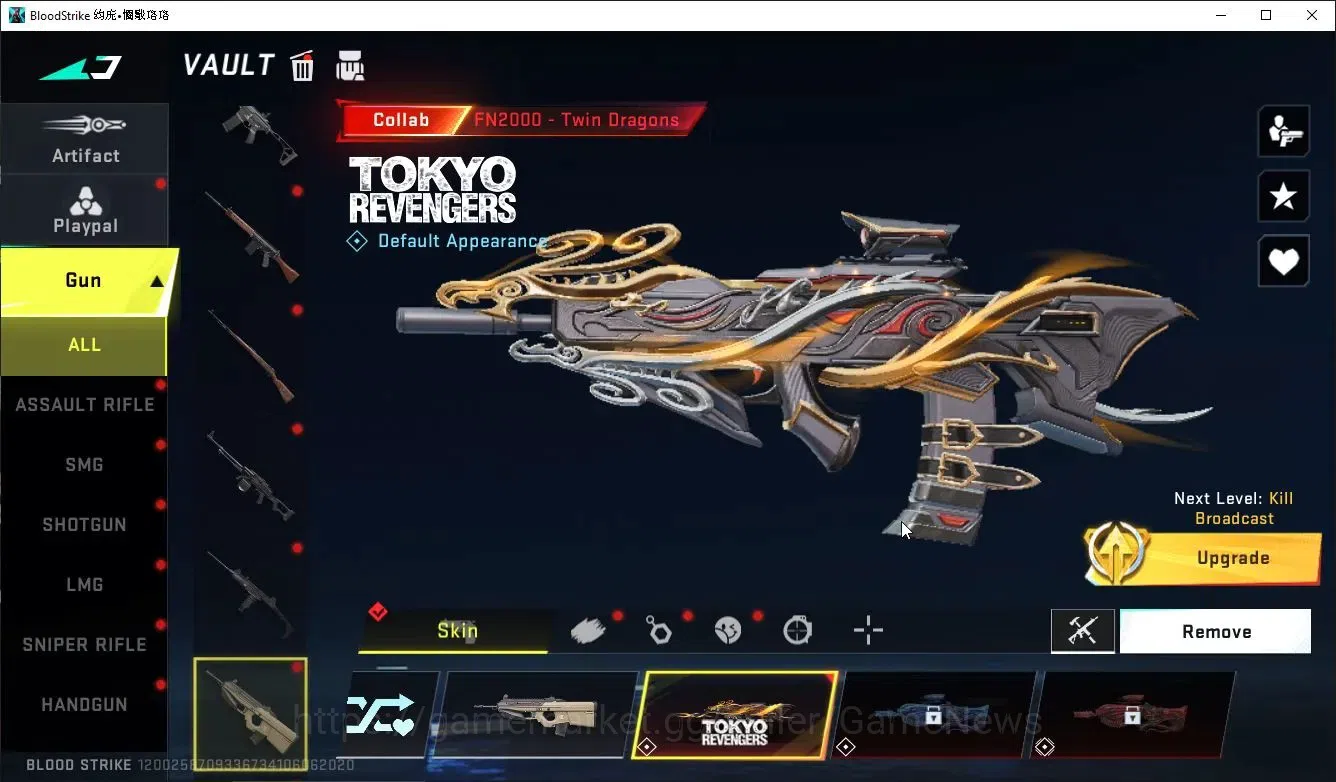 Blood Strike Accounts ASIA|ETERNAL DeAgle+Collab TR MCX,FN200,Takemichi, image 10
