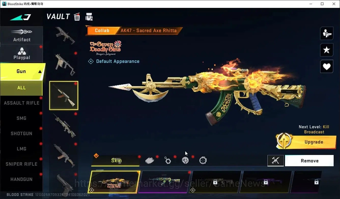 Blood Strike Accounts ASIA|ETERNAL DeAgle+Collab TR MCX,FN200,Takemichi, image 12