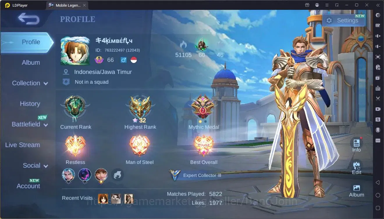 Mobile Legends: Bang Bang Accounts Global|Hero 105|Skin 170|Expert|Meowkin Julian,Sil image 1