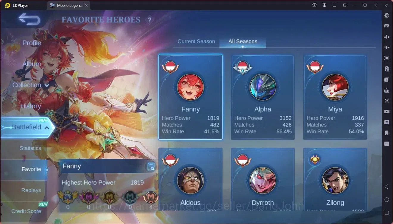 Mobile Legends: Bang Bang Accounts Global|Hero 105|Skin 170|Expert|Meowkin Julian,Sil image 4