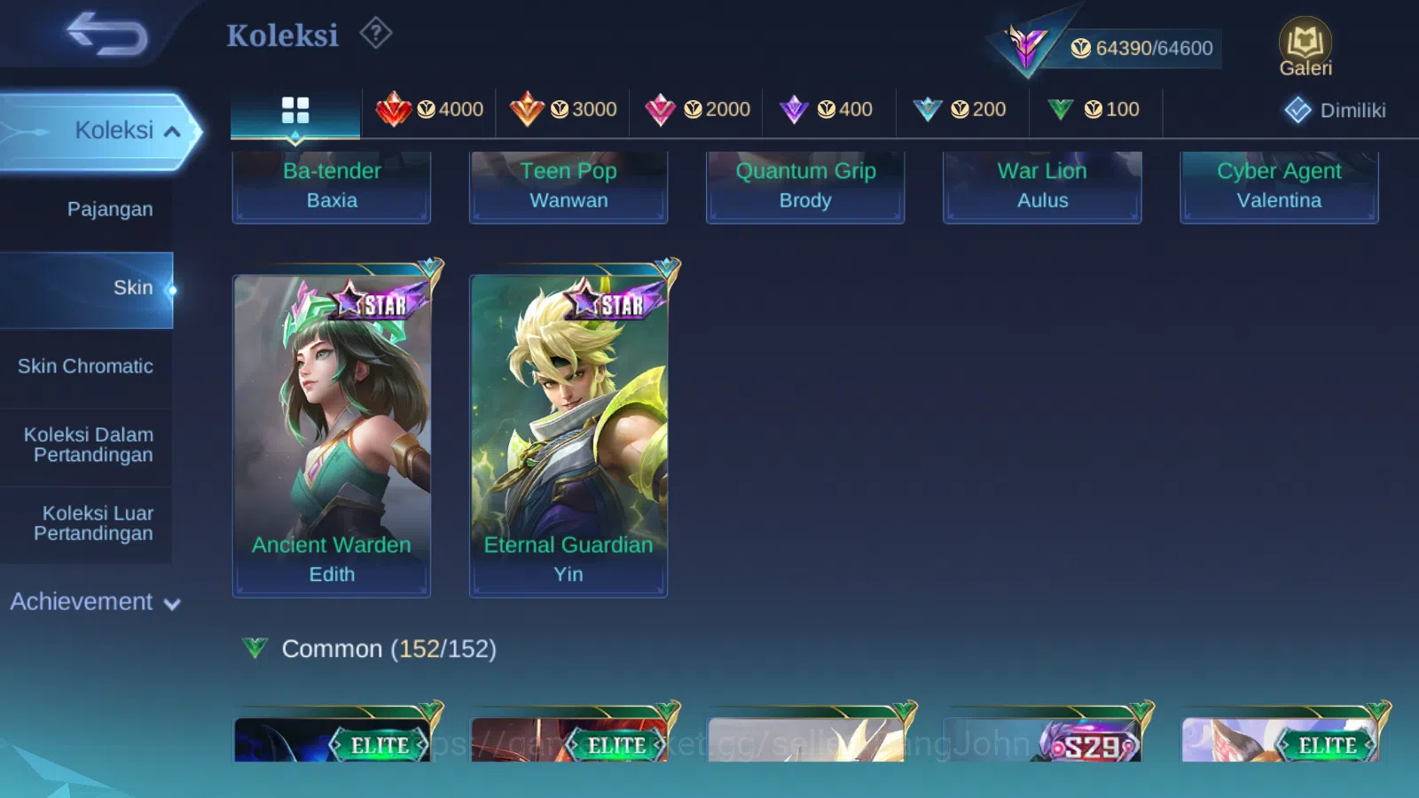 Mobile Legends: Bang Bang Accounts Others Hero 125 | Skin 235 | Legend Alucard | Prime Beatrix | Collector Pharsa | Clouds 13
