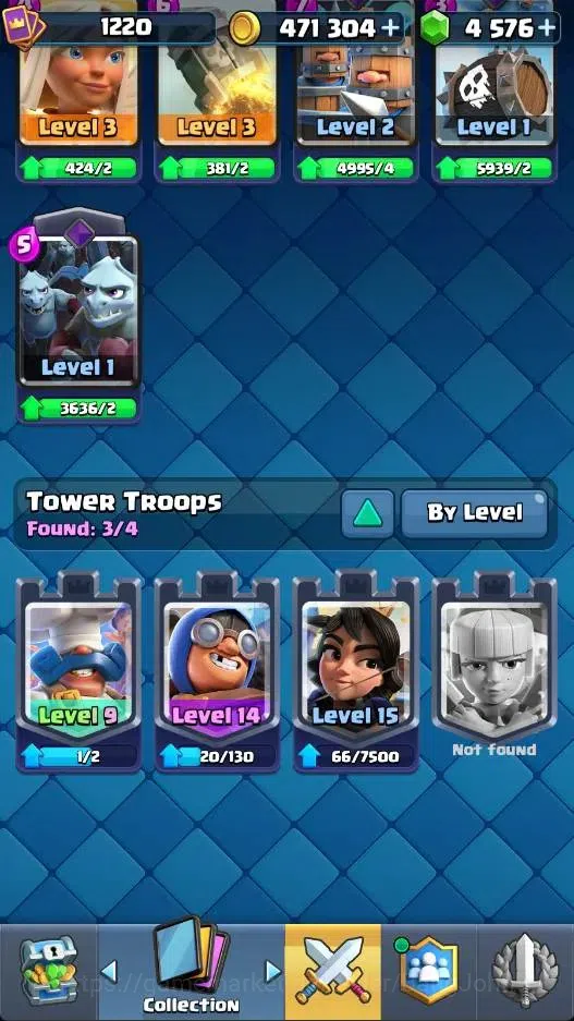 Clash Royale Accounts Mobile |KTL 15|121/121 Cards|3 Max L16 Cards|3 Her image 1
