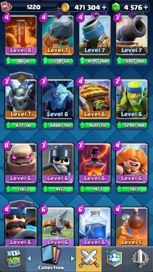 Clash Royale Accounts Mobile |KTL 15|121/121 Cards|3 Max L16 Cards|3 Her image 3