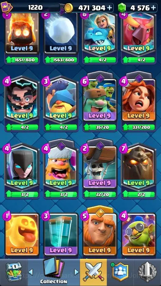 Clash Royale Accounts Mobile |KTL 15|121/121 Cards|3 Max L16 Cards|3 Her image 4
