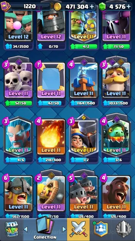 Clash Royale Accounts Mobile |KTL 15|121/121 Cards|3 Max L16 Cards|3 Her image 7