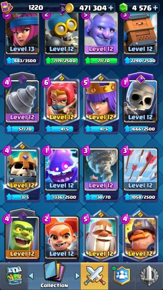 Clash Royale Accounts Mobile |KTL 15|121/121 Cards|3 Max L16 Cards|3 Her image 8