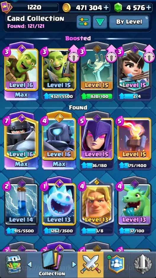 Clash Royale Accounts Mobile |KTL 15|121/121 Cards|3 Max L16 Cards|3 Her image 9