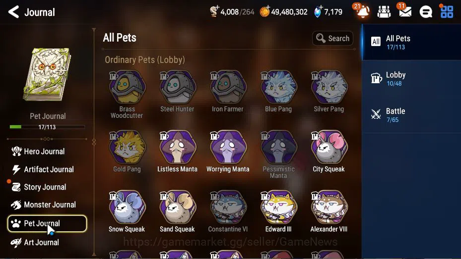 Epic Seven Accounts GLOBAL Unverif|New Era|6 ML(Salome, LOT Scales, AL image 17