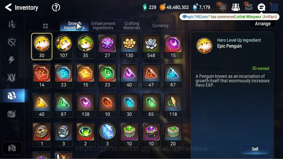 Epic Seven Accounts GLOBAL Unverif|New Era|6 ML(Salome, LOT Scales, AL image 4
