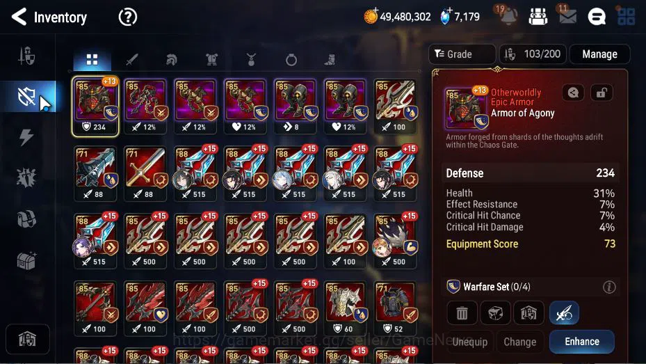 Epic Seven Accounts GLOBAL Unverif|New Era|6 ML(Salome, LOT Scales, AL image 9