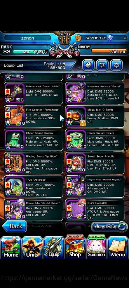 Grand Summoners Accounts Global|Rank 83|18 Ascend|S Miyu,AcceleratorTW,Momo image 10