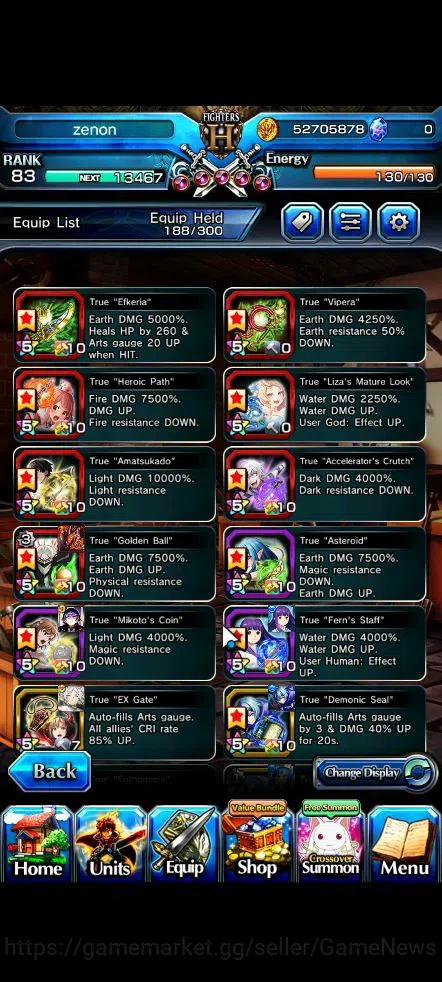 Grand Summoners Accounts Global|Rank 83|18 Ascend|S Miyu,AcceleratorTW,Momo image 5