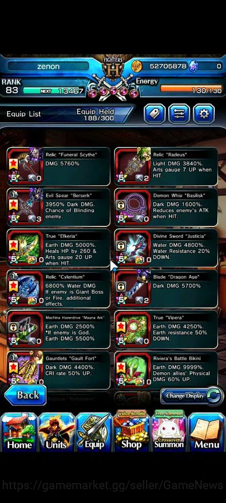 Grand Summoners Accounts Global|Rank 83|18 Ascend|S Miyu,AcceleratorTW,Momo image 7