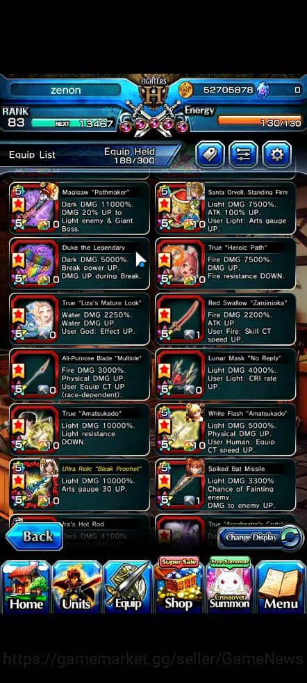 Grand Summoners Accounts Global|Rank 83|18 Ascend|S Miyu,AcceleratorTW,Momo image 8