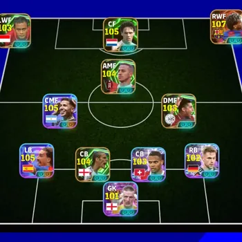 eFootball Accounts High-End Koin 2000 ios Yamal bigitime x Enzo Fernandez x Van Basten x cucurela x 3 manager booster