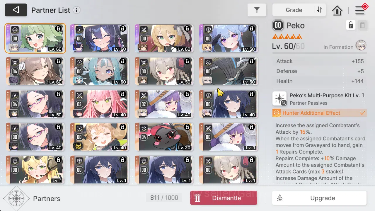 Chaos Zero Nightmare Accounts Asia Lv54 |12 SSR[(SerenielM3,Chizum1,YukiM1)+Part image 10